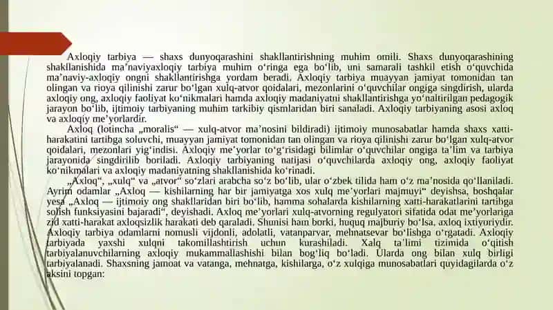 Milliy tarbiyaning zamonaviy hususiyatlari 4