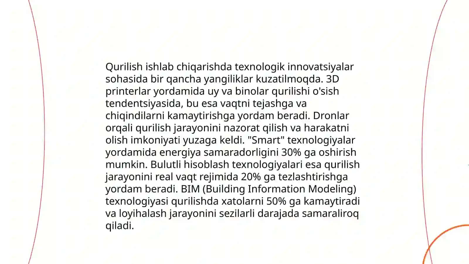Qurilish ishlab chiqarishning konsentratsiyasi 4