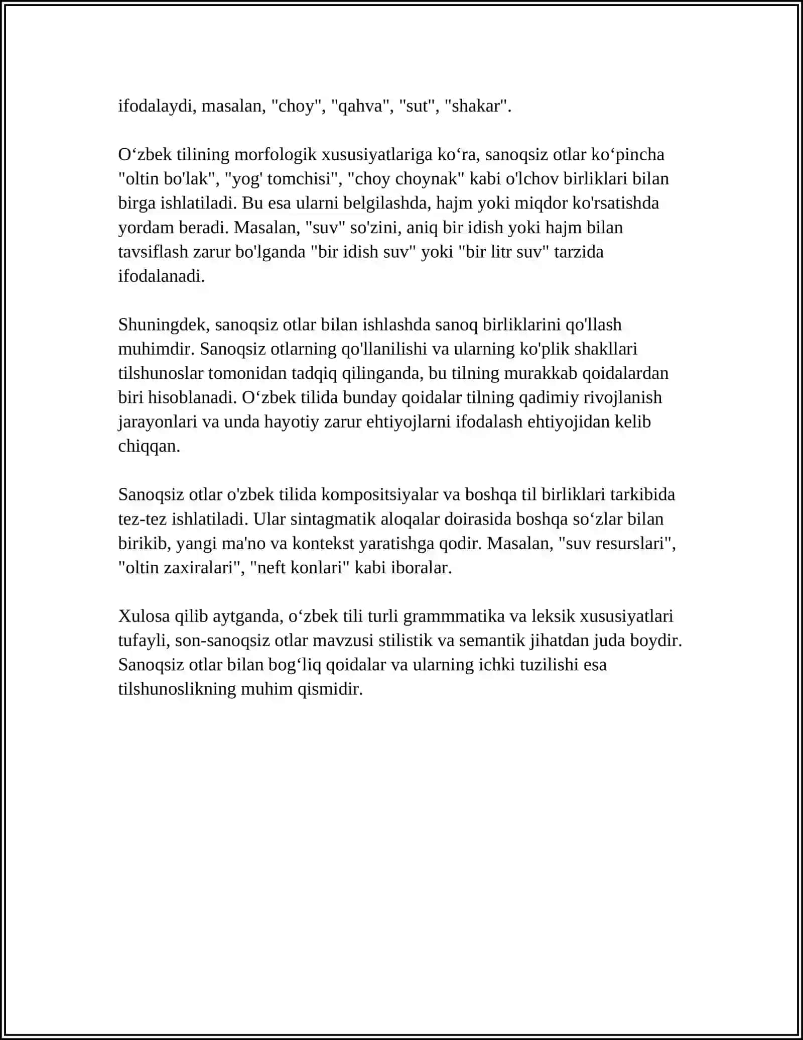 Son-sanoqsiz otlar 4