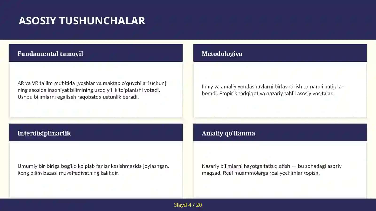 AR va VR ta'lim muhitida [yoshlar va maktab o'quvchilari uchun] 4