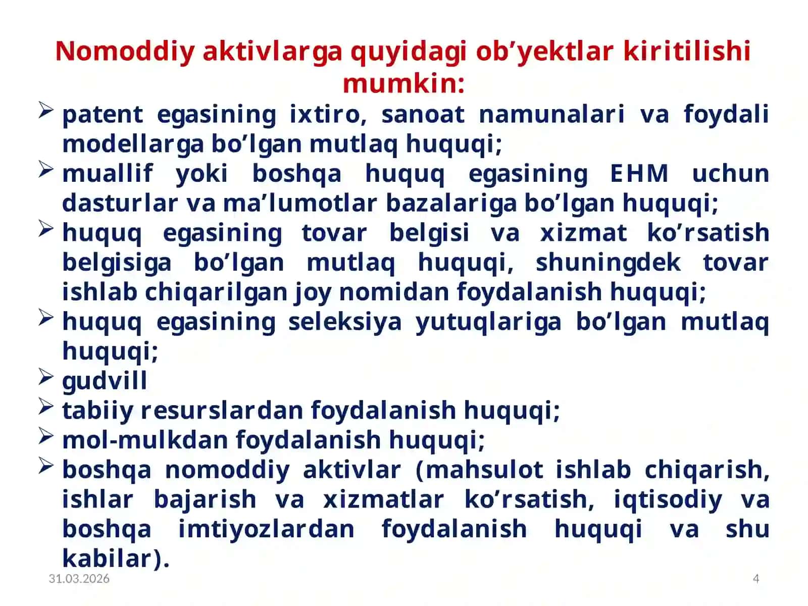 NOMODDIY AKTIVLAR HISOBI 4