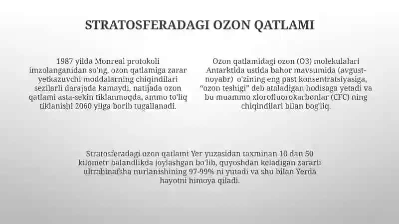 Atmosferaning gazlar tarkibi 4
