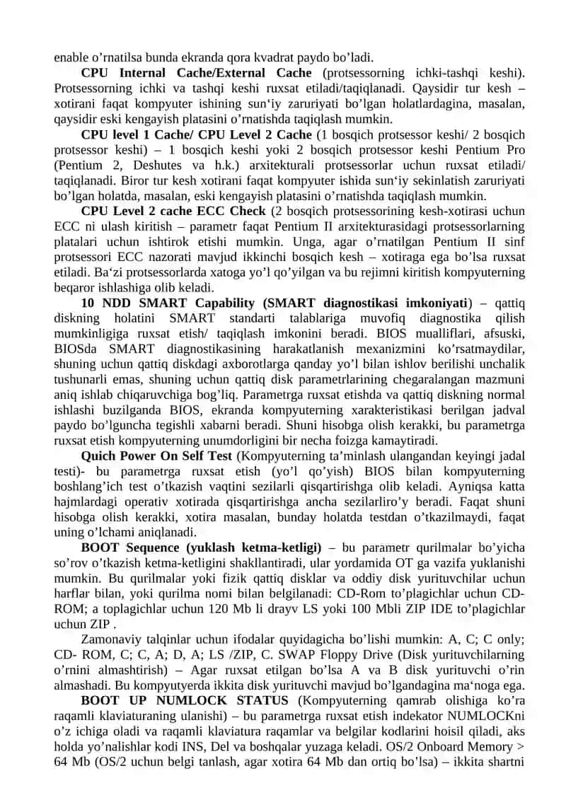 Operatsion tizim arxitekturasi BIOS-da ishlash 4