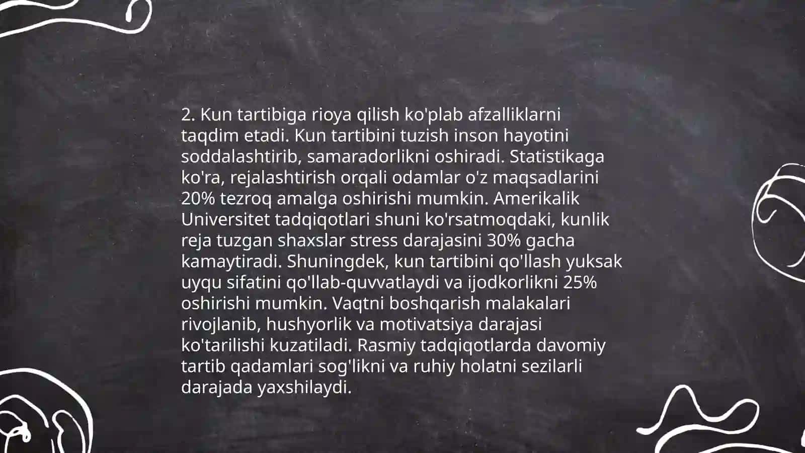 Kun tartibi va uning ahamiyati 4