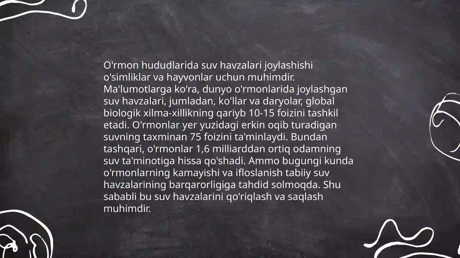 O'rmon maydonlarida suv manbalarini qurilishi 4