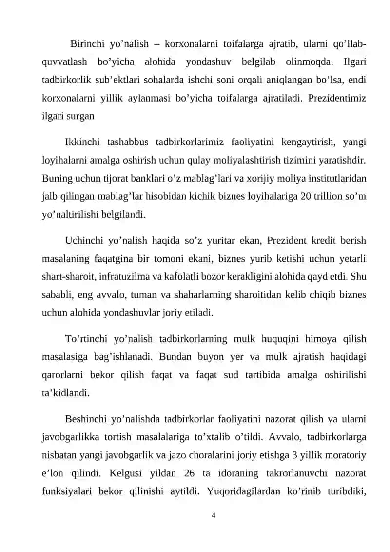 Tadbirkorlik faoliyati 4