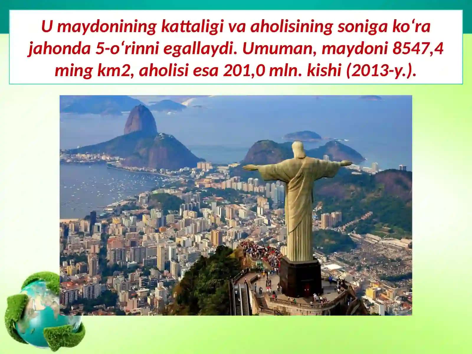 Braziliyaning umumiy iqtisodiy-geografik tavsifi 4