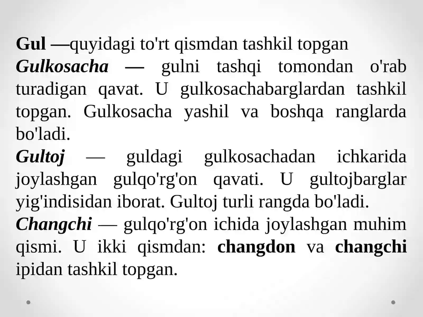 Gulning tuzilishi 4