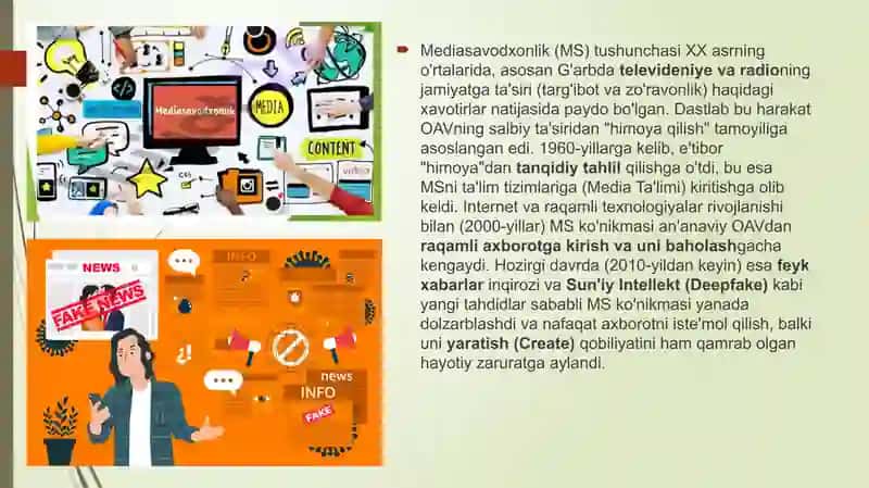 Mediasavodxonlikning asosiy tushunchalari va ahamiyati 4