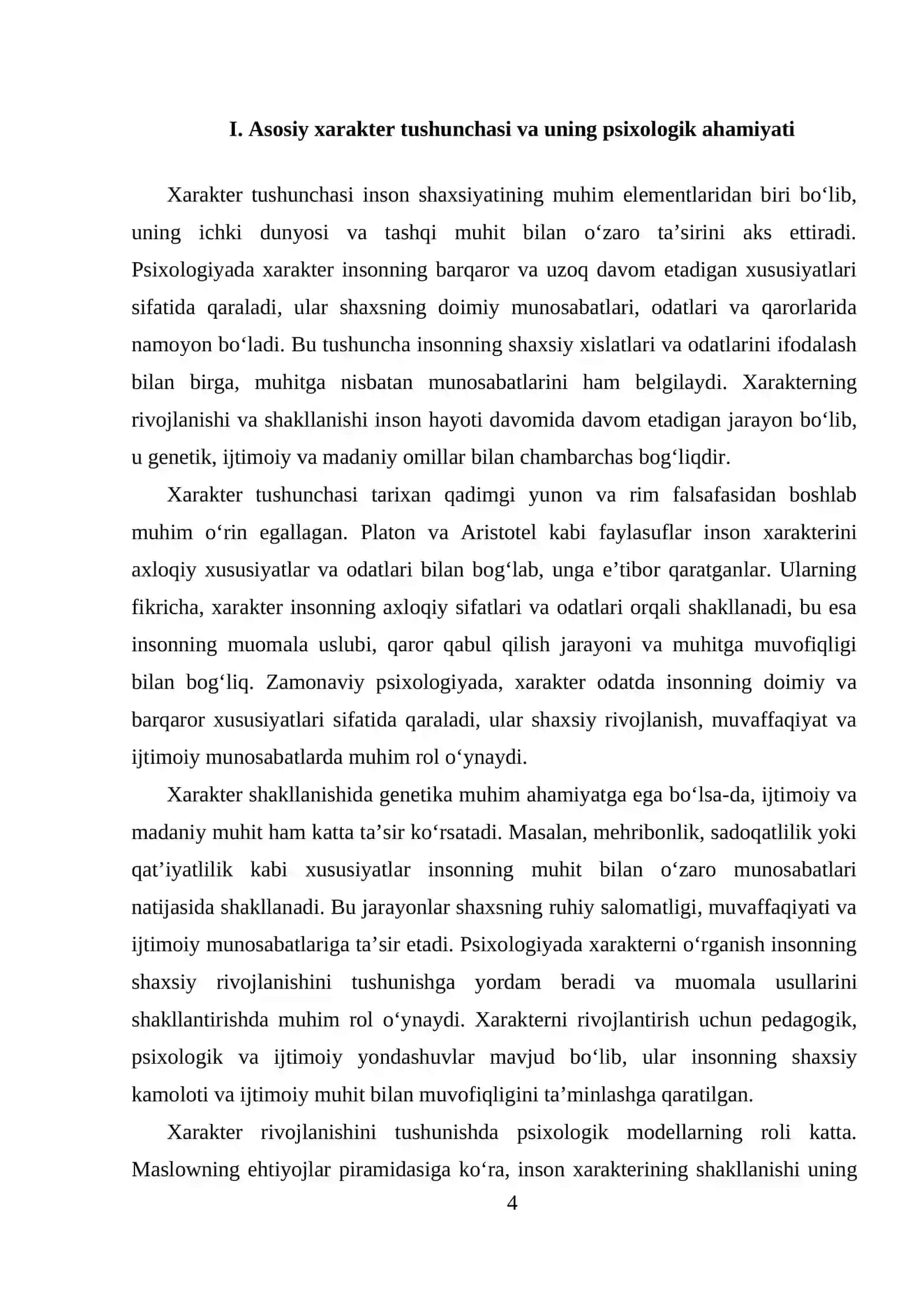 XARAKTER HAQIDA TUSHUNCHA 4