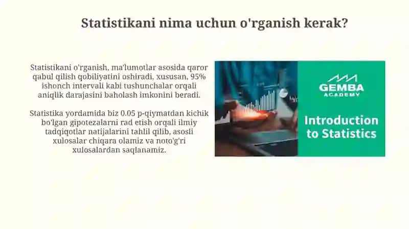 Statistika faniga kirish 4