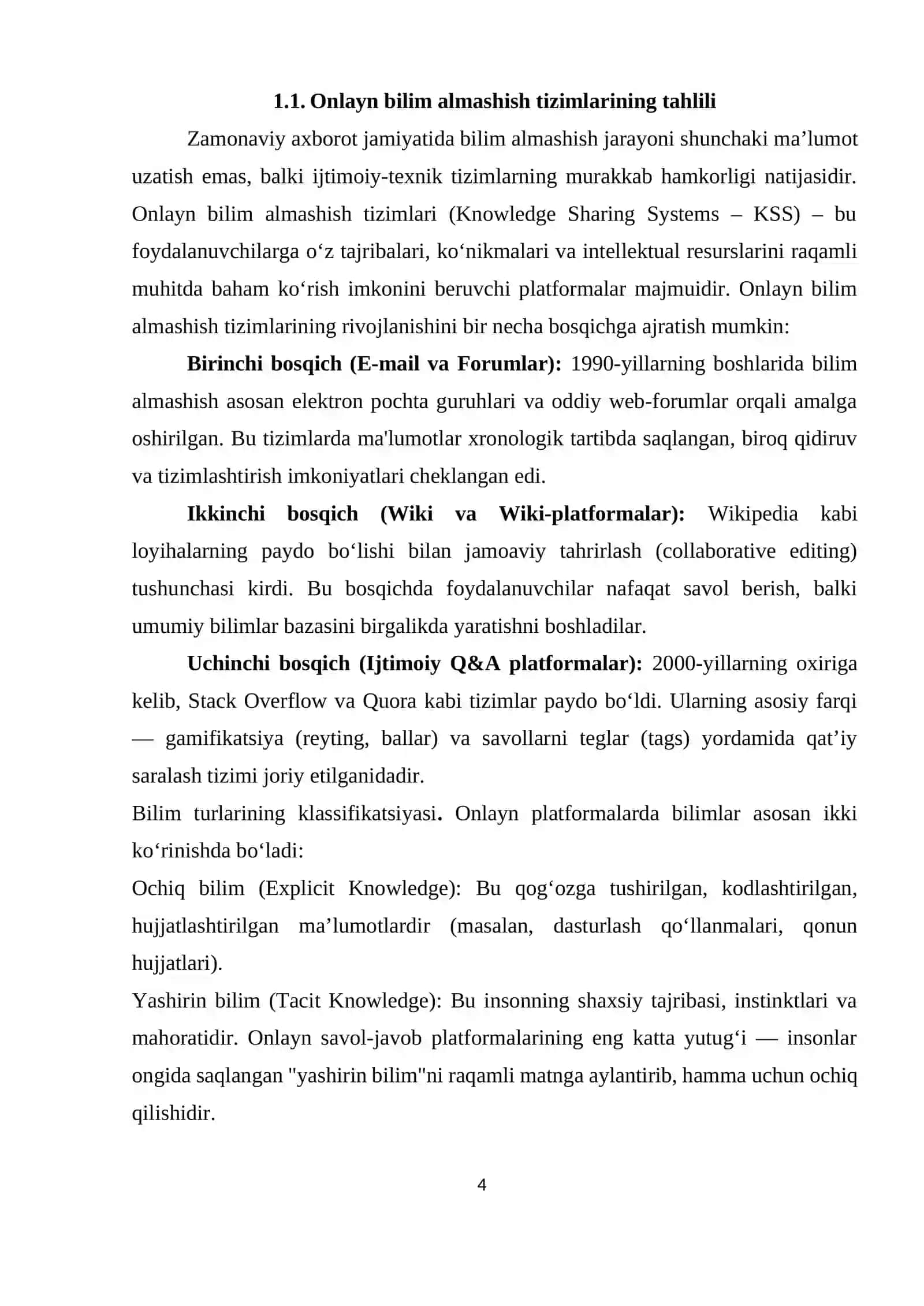 BOB. Online savol-javob platformasi ishlab chiqish 4