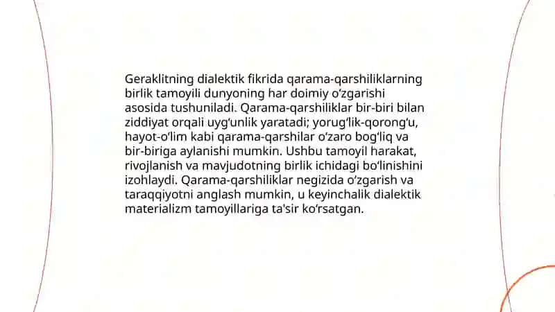 Geraklitning dialektik fikrlari 4