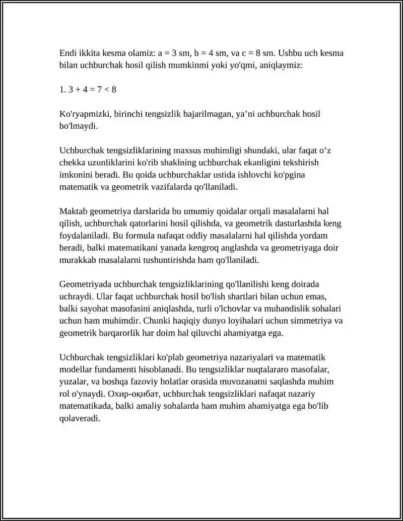 GEOMETRIK TENGSIZLIKLAR 4