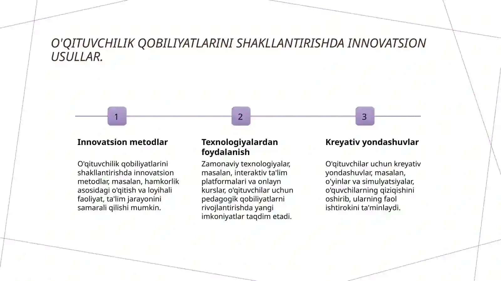 Pedagogik qobilyatni shakllantirishda kreaktiv yondashuv 4