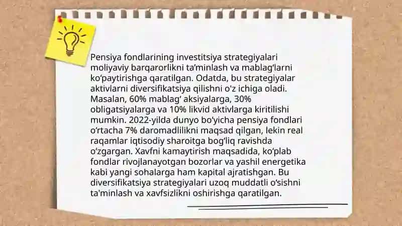 Sug‘urta va pensiya fondlarining moliya bozoridagi faoliyati 4