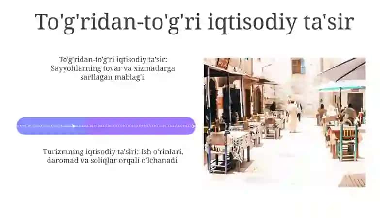 Turizmni iqtisodiyotga ta'siri 4