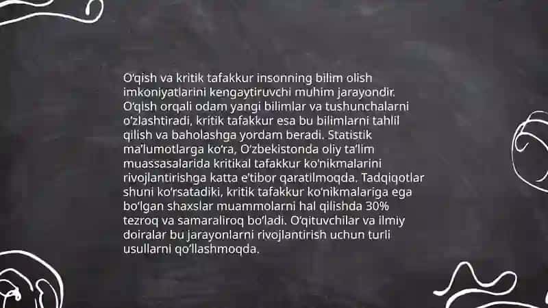Kitobxonlik madaniyatini shakllantirish 4