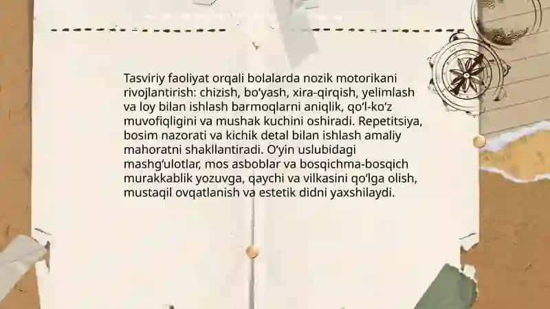 Tasviriy faoliyatning ahamiyati 4