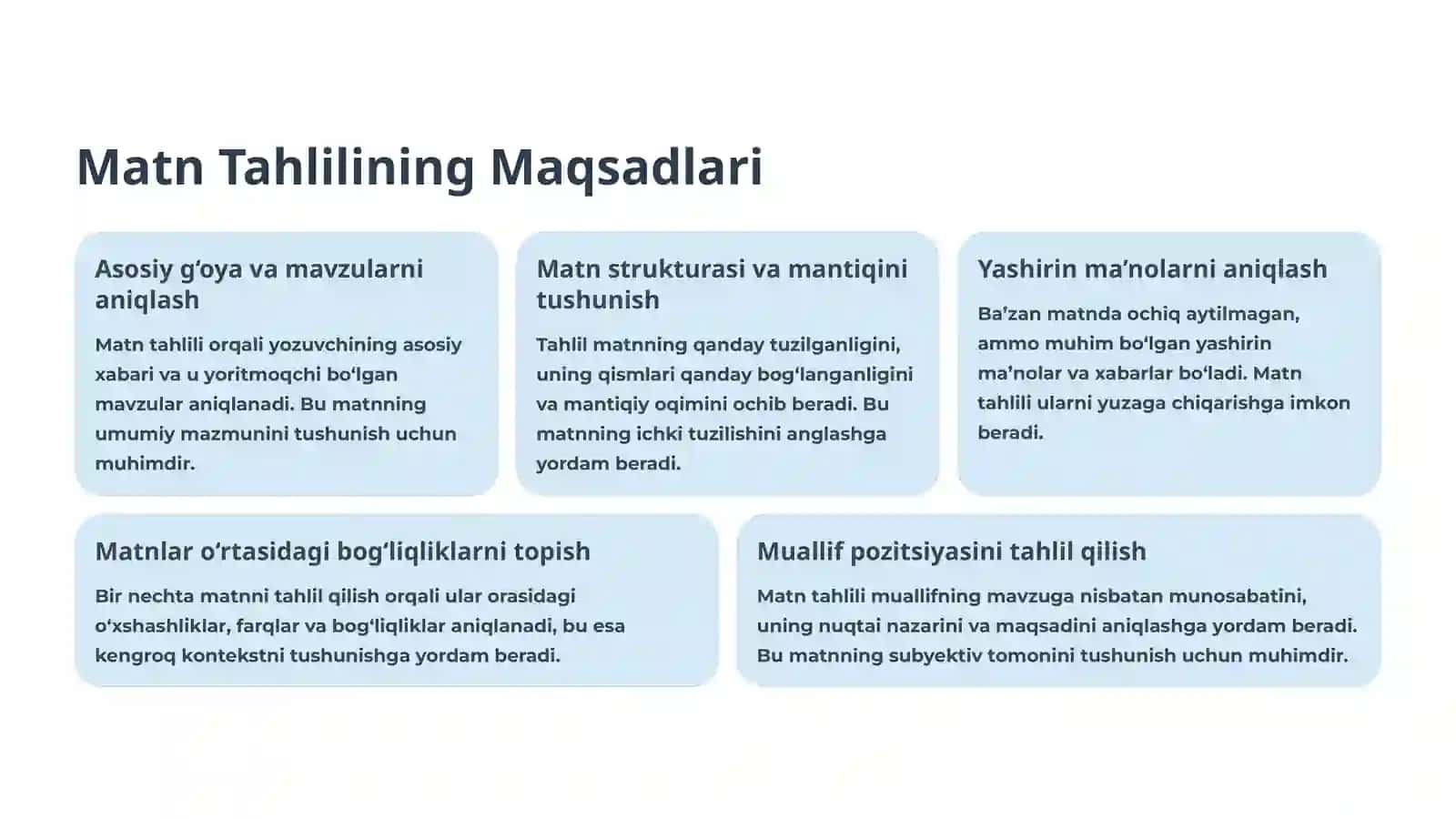 MATN TAHLIL METODLARI 4