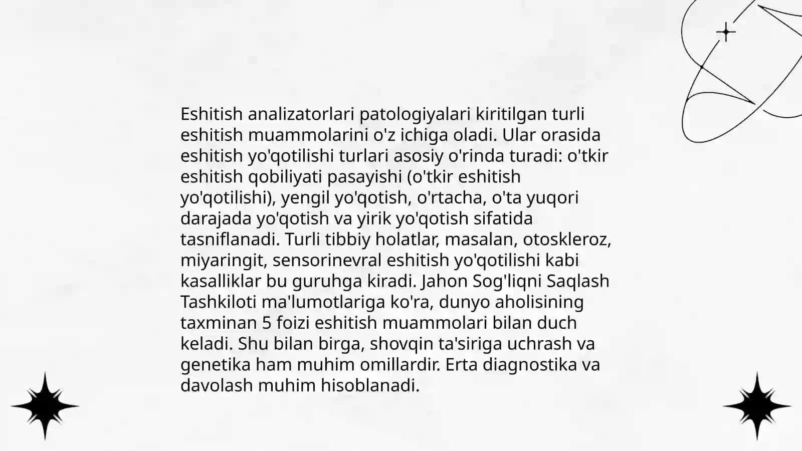Eshitish analizatorlarining patalogiyasi 4