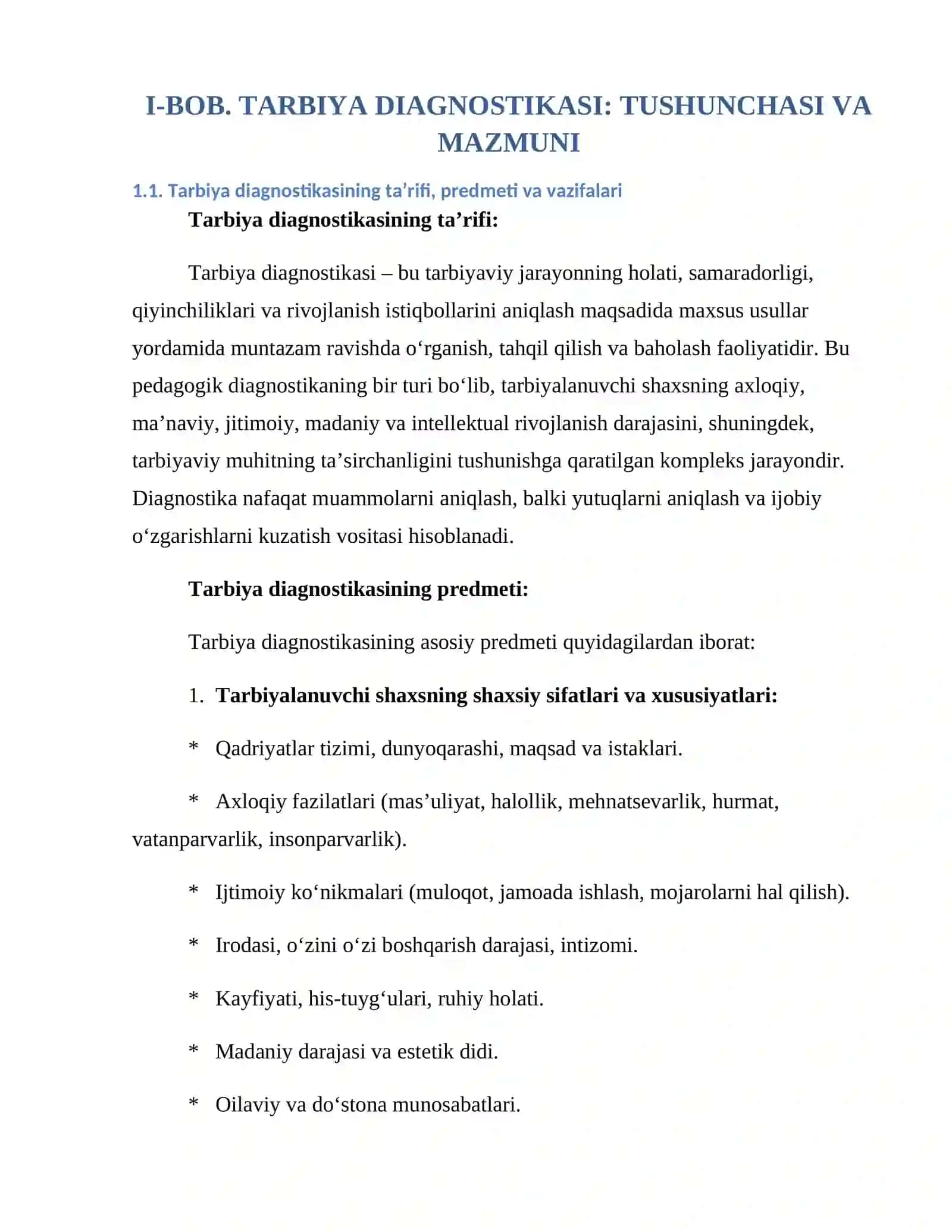 Tarbiya Diagnostikasi 4