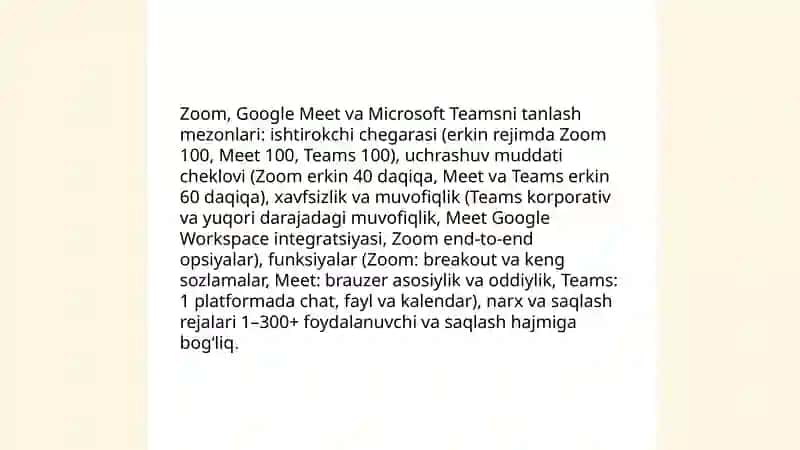 Ijtimoiy tarmoq va videokonferensiyalar 4