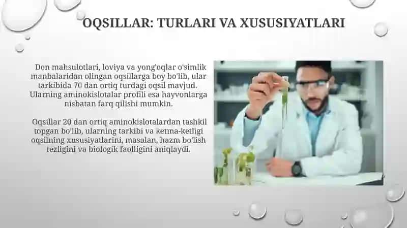 Oziq-ovqat mahsulotlarining asosiy kimyoviy komponentlari 4