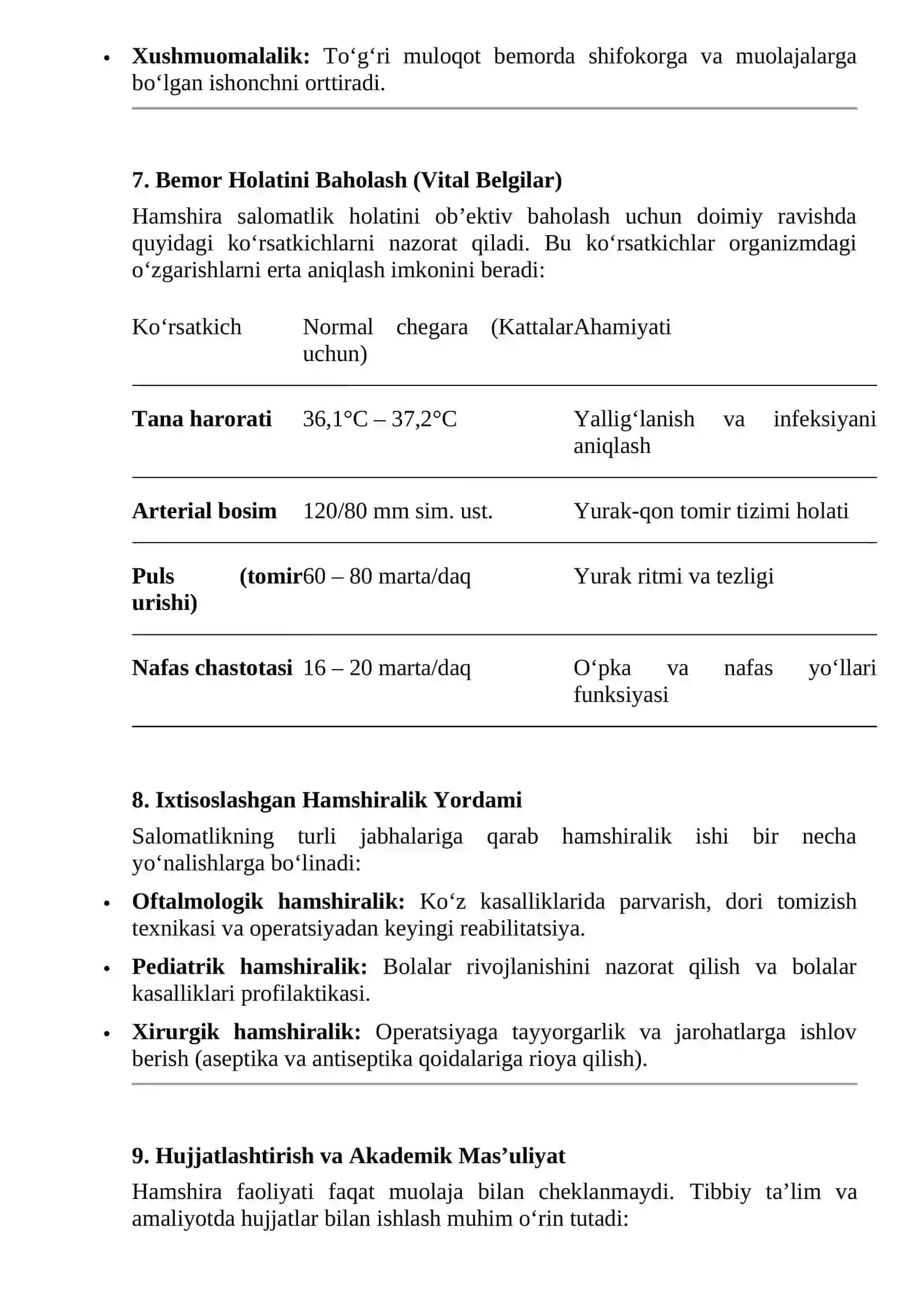 Hamshiralik ishi va salomatlik 4