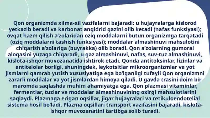Qon   biokimyosi 4