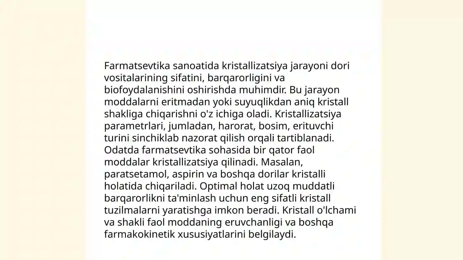 Kristallizatorlar kimyo sanoatida 4