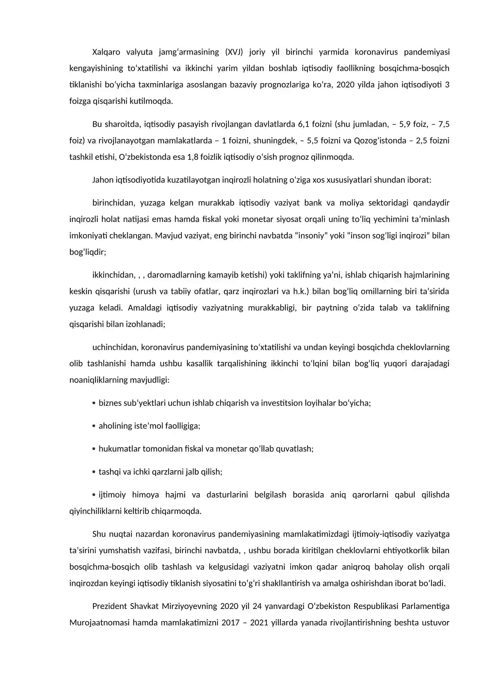 Koronavirus pandemiyasining iqtisodiy ta'siri 4