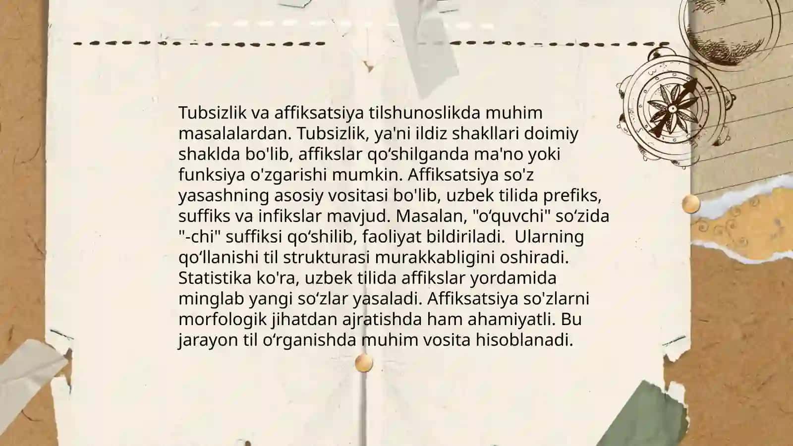So'z yasalishning morfologik usullari 4