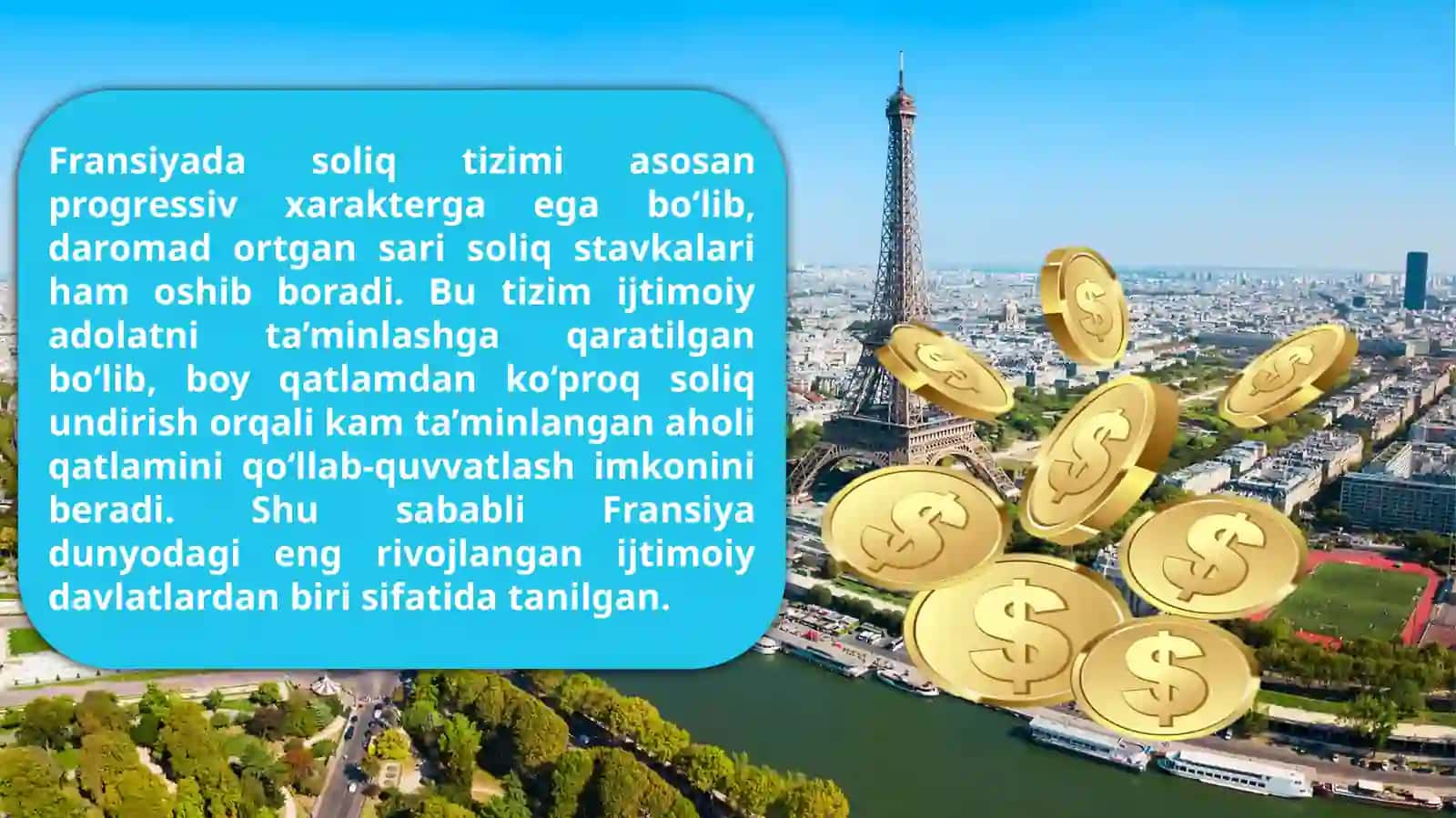 Fransiya davlatining soliq tizimi (tayyor prezentatsiya PPTX) 4