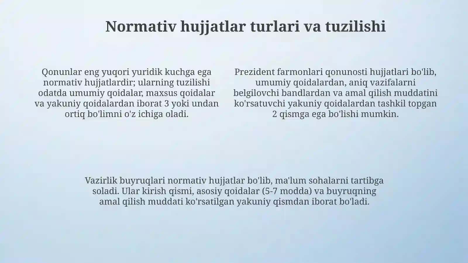 Taʼlim tizimida normativ hujjatlar bilan ishlash madaniyati va huquqiy savodxonlik 4