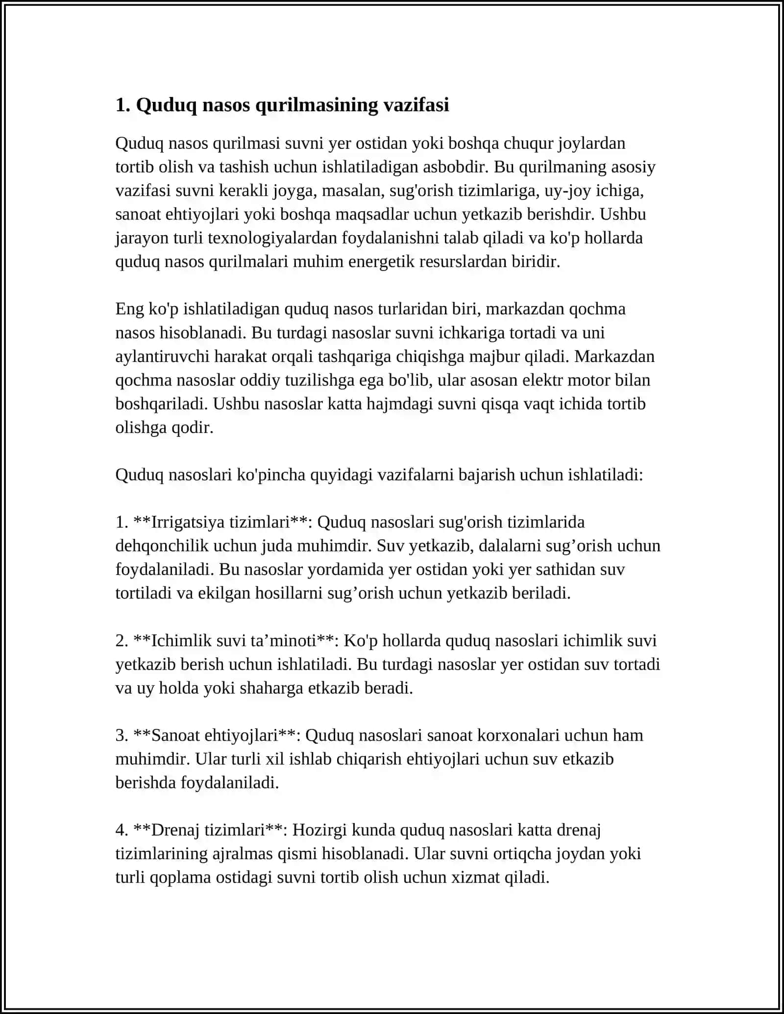 QUDUQ NASOS QURILMALARI 4