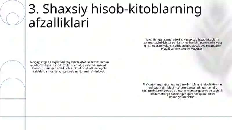 Buyurtmali Kalkulyatsiya Qilish Usuli 4