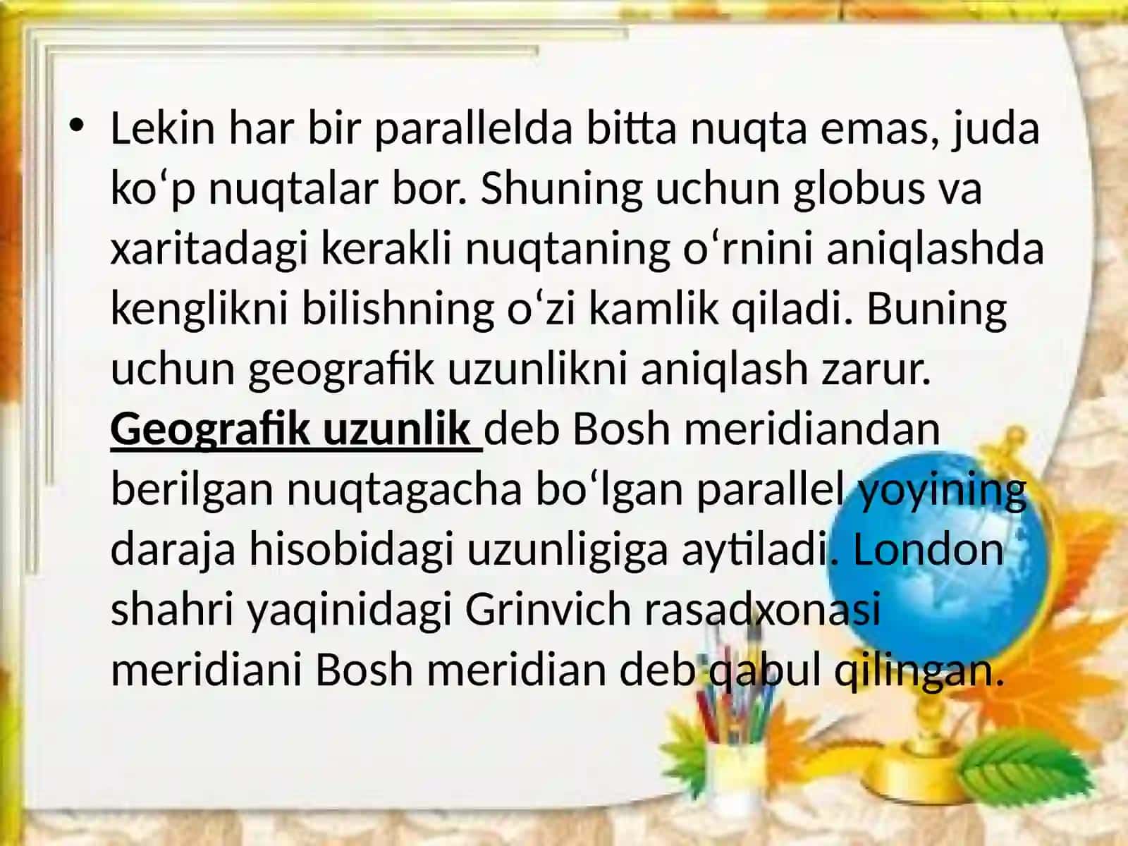 Geografik koordinatalar 4