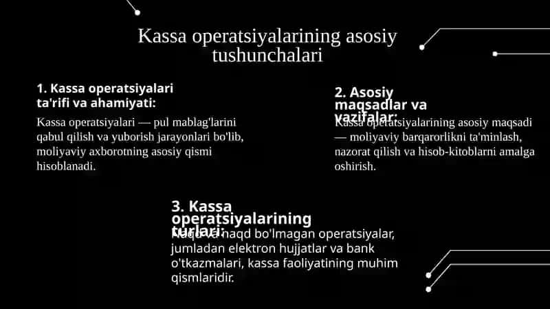 Emission-kassa operatsiyalari 4