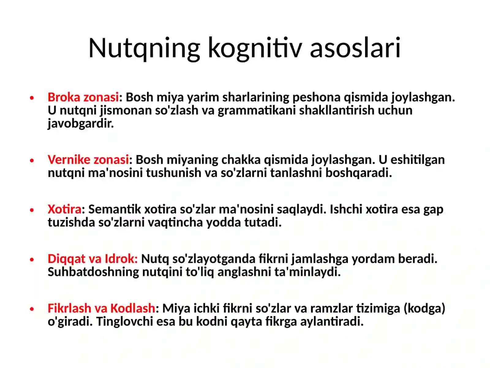 Nutqning fizalogik va kognitiv asoslari 4