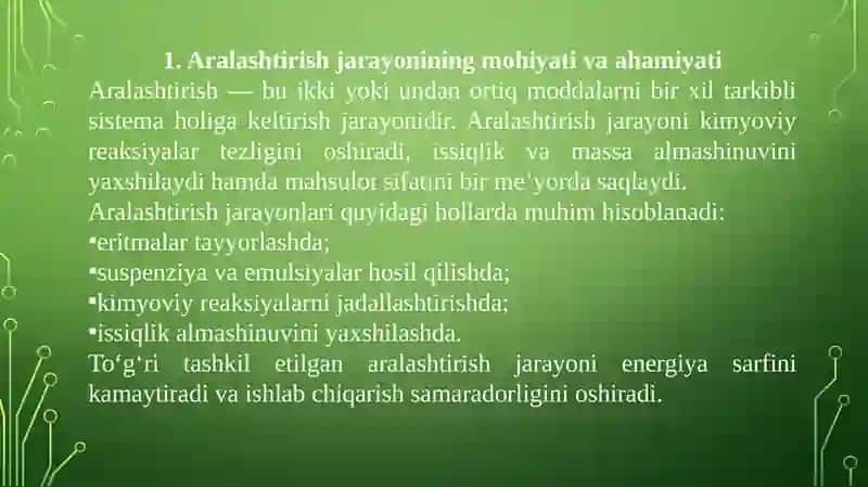 Aralashtirgichlar va skrubberlar 4