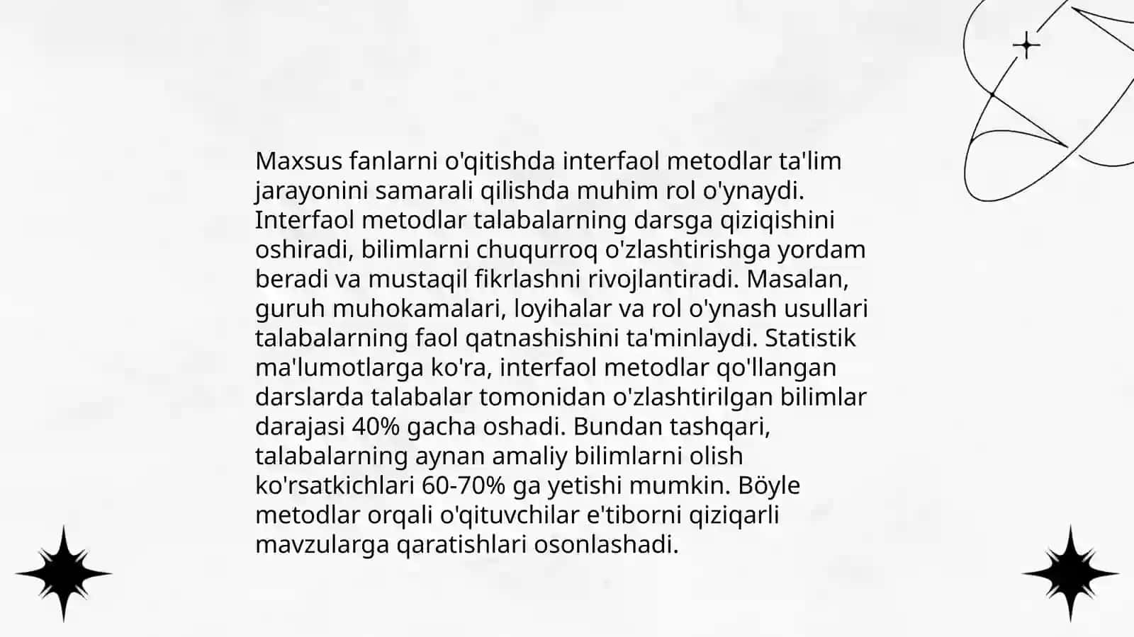 Maxsus fanlarni o'qitishning tashkiliy shakllari 4