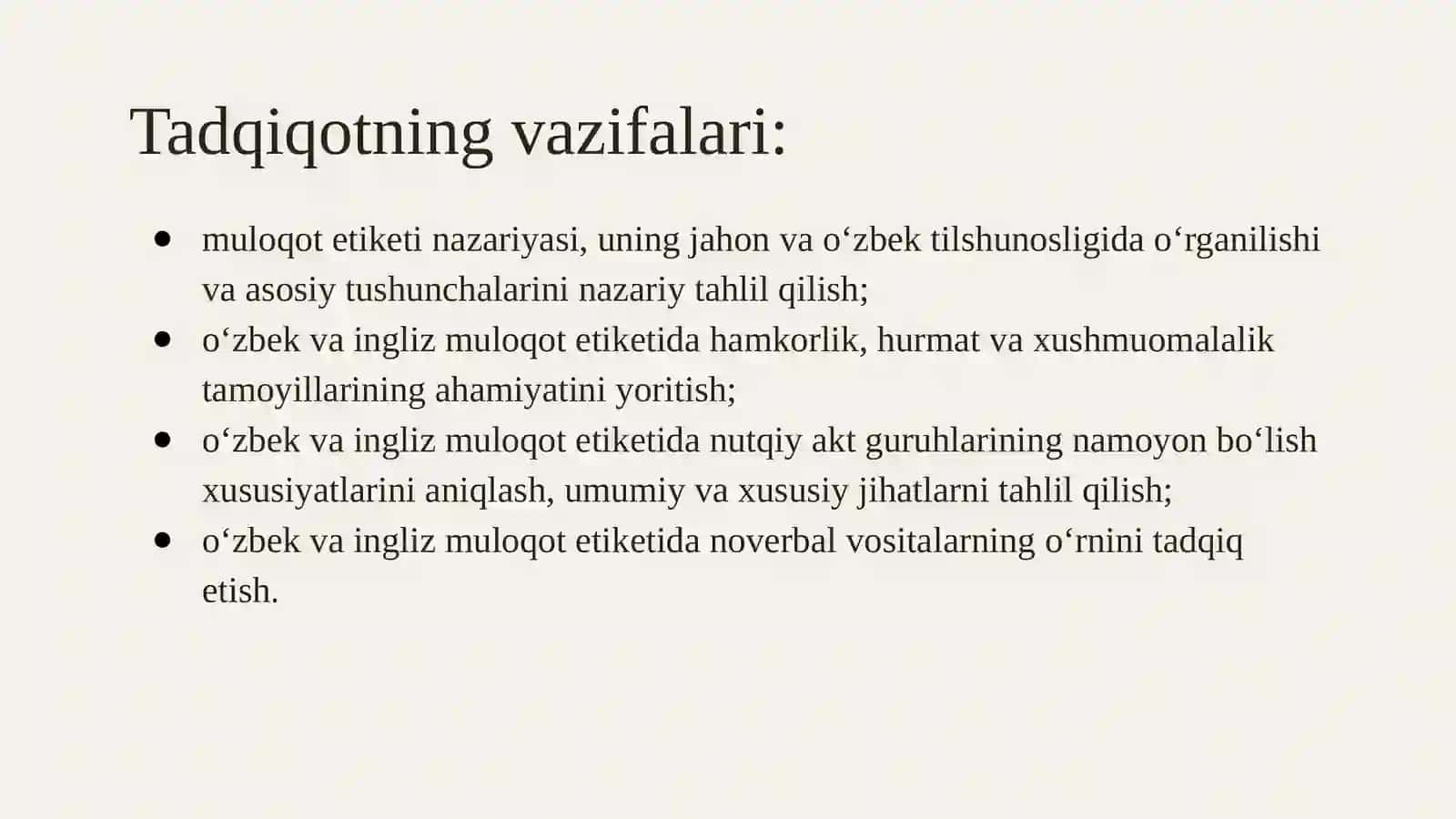 Turli tizimli tillarda muloqot etiketi tahlili 4