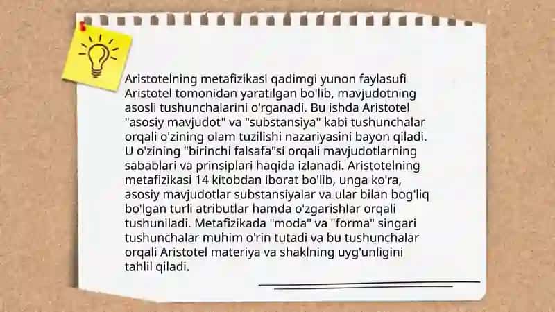 Aristotelning kategoriyalari 4