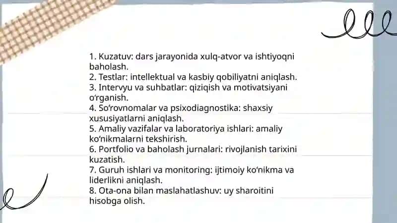Kasb tanlashda oʻqituvchining roʼli 4
