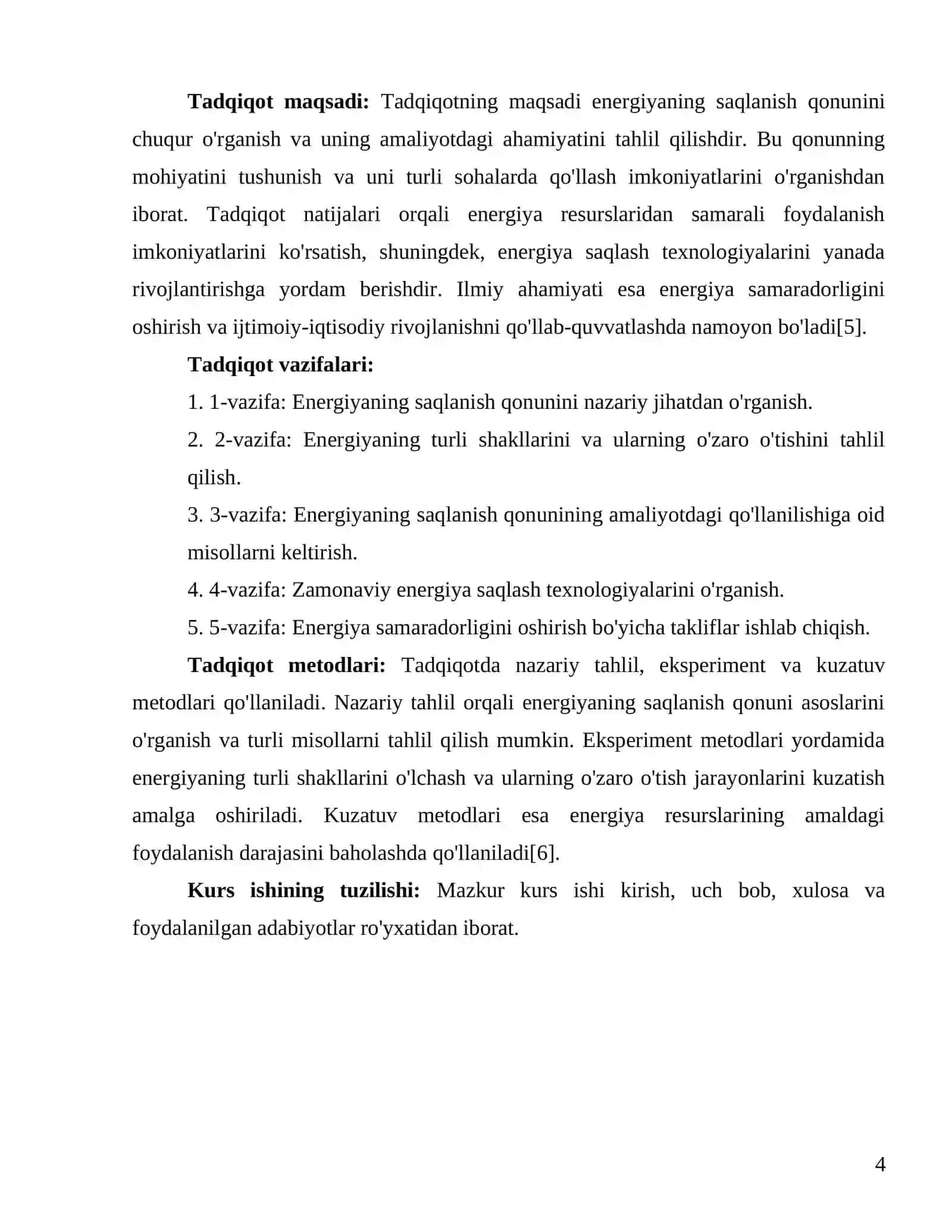 Energiyaning saqlanish qonuni 4