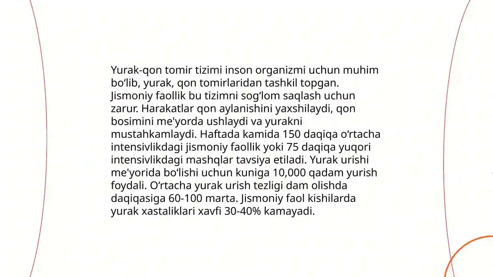 Jismoniy Tarbiya va Umumiy Salomatlik 4