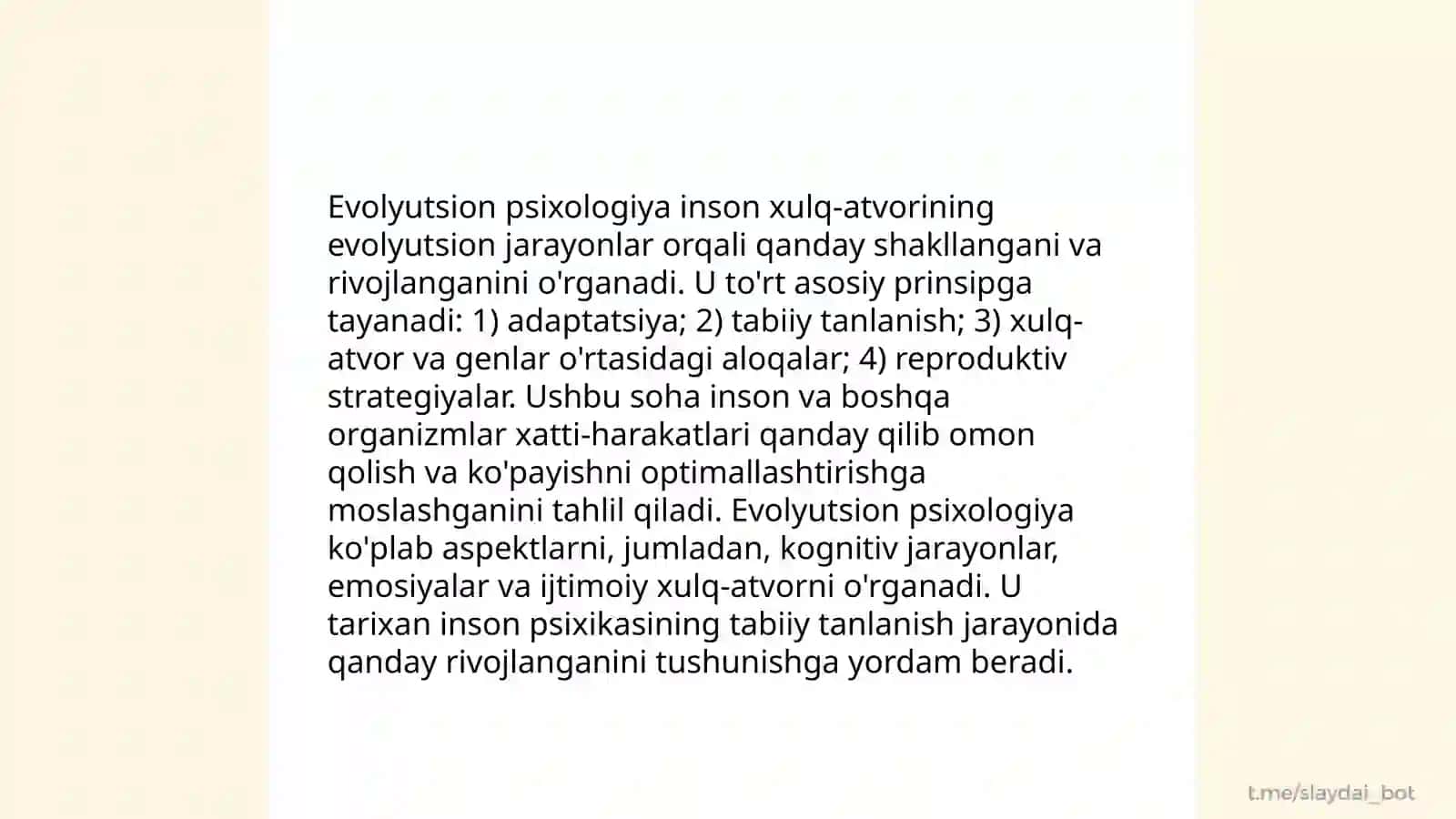 Psixikaning filogenetik taraqqiyoti 4