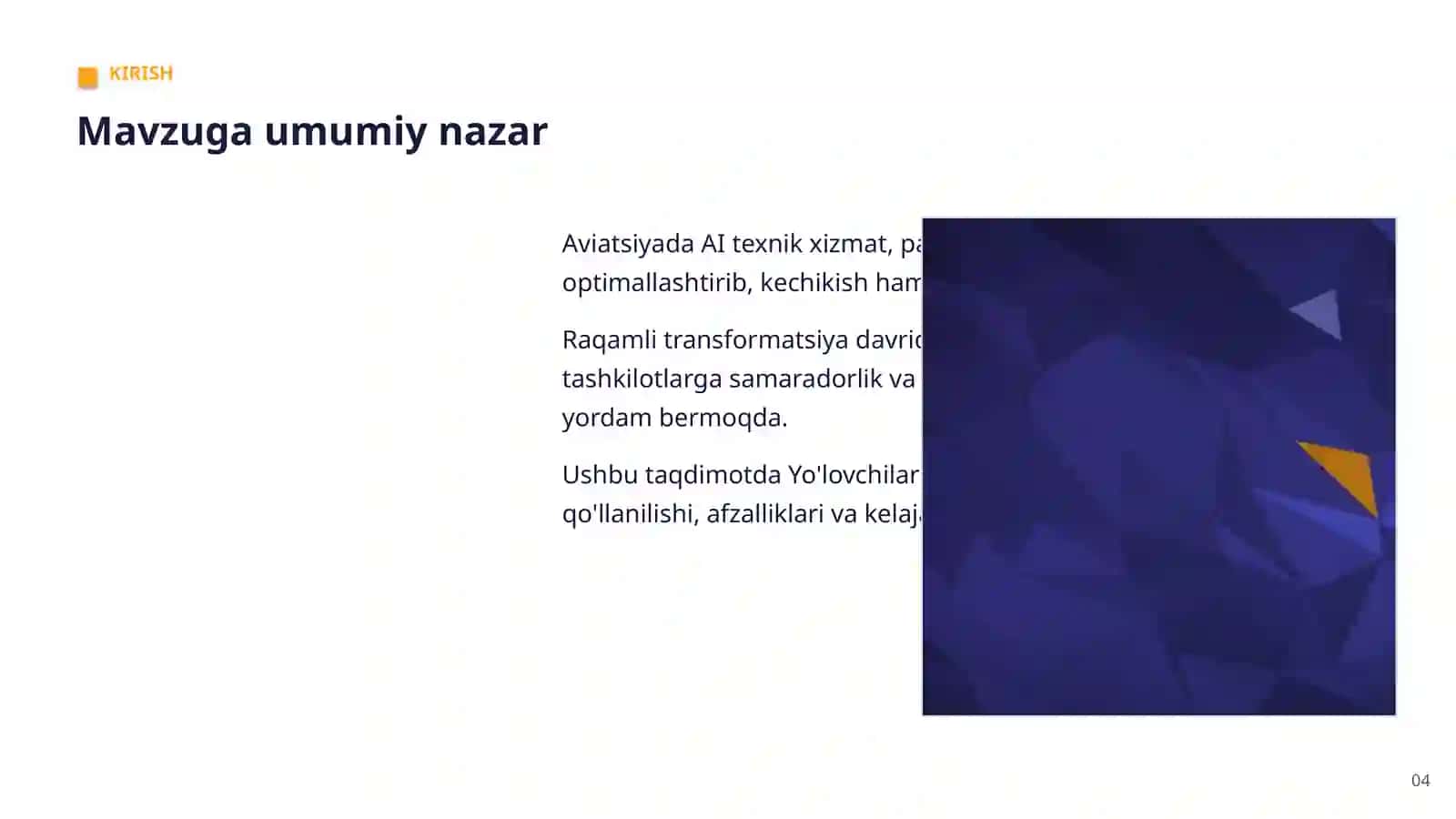 Aviatsiyada AI 4