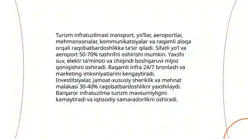 Turizmda raqobatbardoshlik 4